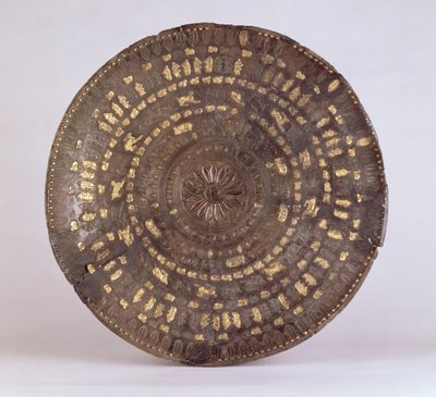 Dish with ten circles of Scythian motifs, from Ziwiyeh, Iran, c.7th century BC by Scythian